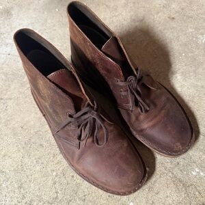 Clarks Classic Brown Chukka Boots